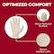Dealmed Disposable Gloves, Latex, Powder-Free, 75, 300 PK, Beige, Size 7 1/2 787975 - alternate 4